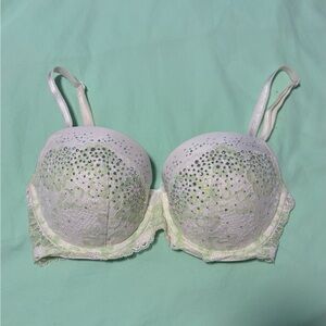Victoria’s Secret Bra - 34DD EUC Lined Demi - rhinestones